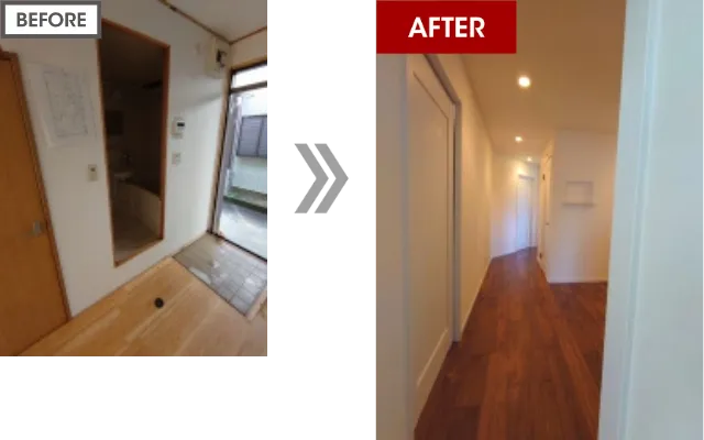 間取り変更で採用した引戸とニッチ