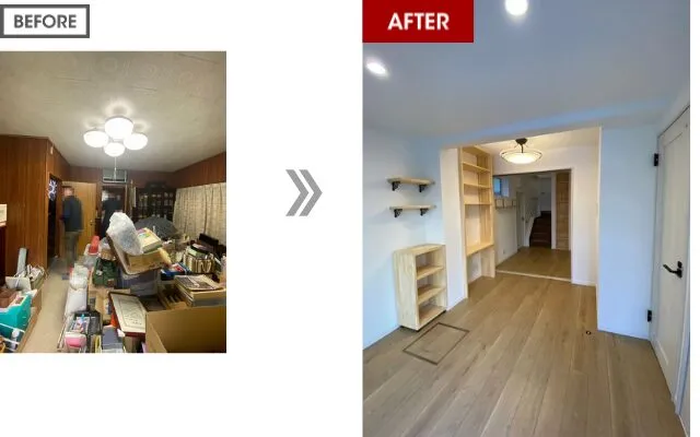 ご自宅の英会話教室を兼ねたリビング